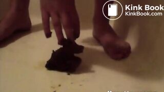 My sexy chubby girlfriend shits for me