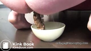 Fat Ass Shitting In Bowl