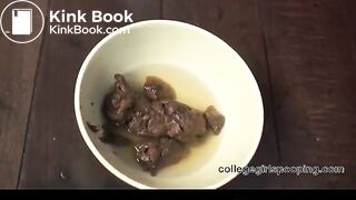 Fat Ass Shitting In Bowl