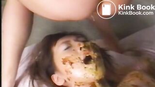 Extreme Japanese scat - messy threesome