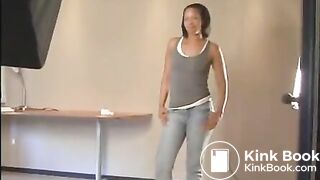 Soft brown turds on the plate from tight ebony ass - Scat Video Collection