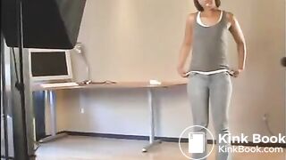 Soft brown turds on the plate from tight ebony ass - Scat Video Collection