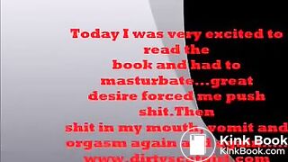 shit in my mouth, vomit and orgasm