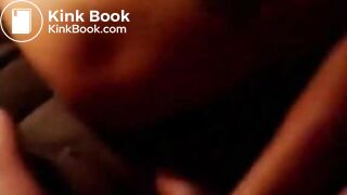 Asian fucks and sucks huge white cock