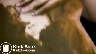 Fucked with own shit as lube - Scat in pussy