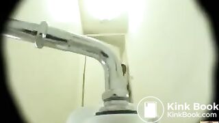 Beautiful Japanese nurse pooping in the toilet - Japanese toilet cameras and scat porn