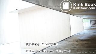 The girl excreted profusely in the toilet 87