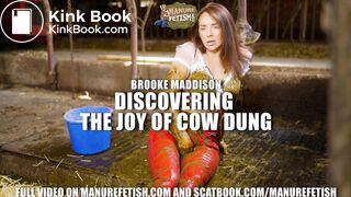 Brooke Maddison discovering the joi of cowshit