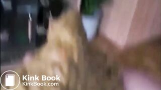 Perfect butt babe shit on her hand