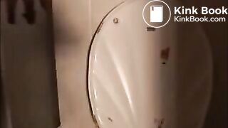 Dirty girl smear shit all over her body