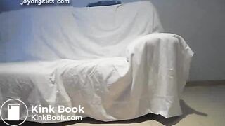 Shy beautiful brunette's huge poo