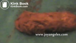 Skinny girl's fat turd