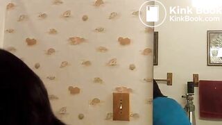 Soft poop from attractive brunette