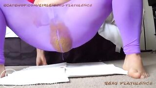 Smashed Poo in Pantyhose