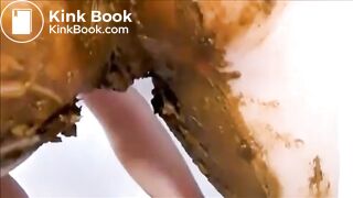 Girl shitting masturbating fisting and squirting orgasm