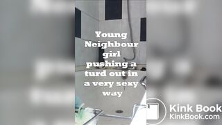 Young neighbour's sexy shit
