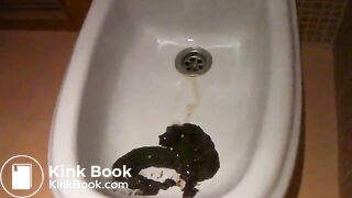 Messy poo in the bidet