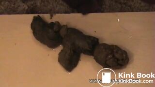 Mila dropping thick turd