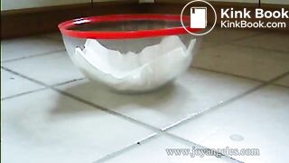 Poop in kitchen and toilet