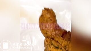 Black girl's unusual poop
