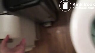 Overhead view of a nice big shit