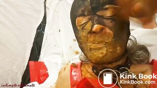 Scat session in red dress - ThisVidcom (1)