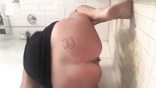 pissing and shitting on the floor -