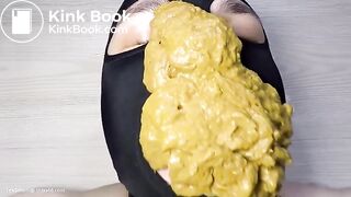 Hot Creamy Shit on his Face