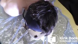 Shit and enema femdom scene