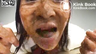 Smearing Chewing Eating