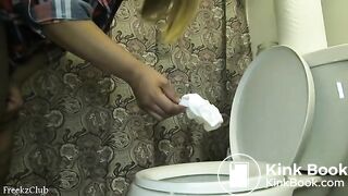 Two big shits from a big-booty black girl