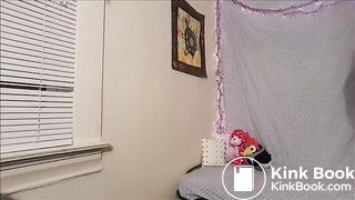 Plump redhead's toilet poop