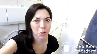 Brunette Girl Poops 3