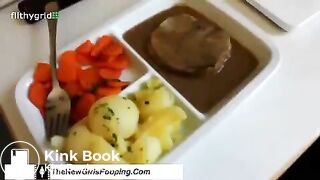Brunette Girl Poops 2