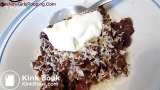 Brunette Girl Poops 5