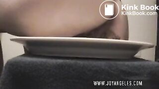 Mila Perlman's big poop on a plate