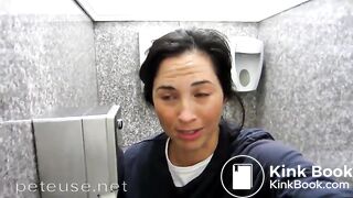 Brunette Girl Poops