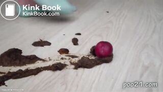 Amazing teen panty poop