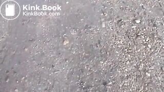 piss and poop at the roadside