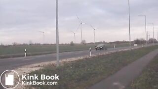 piss and poop at the roadside