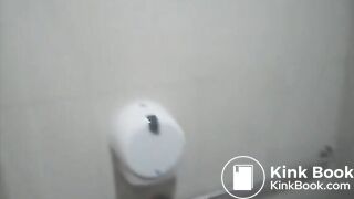 Public toilet poop