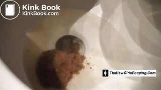Cute redhead girl's pooping documentary