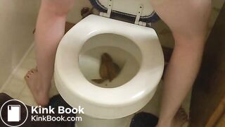 Gabbay's big toilet poop