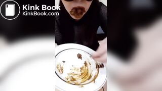 LINASCAT FORCED SHITTING scat girl on twitter compilation