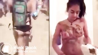 NICE & NAUGHTY SECRET SCAT GOTH! side by side