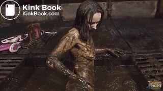 Aiyana completely covered in shit Queen of the dung 2 teaser