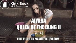 Aiyana completely covered in shit Queen of the dung 2 teaser