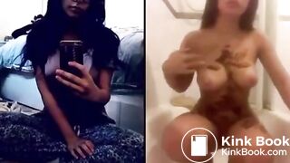 NICE & NAUGHTY SCAT SLUT SARAH! side by side