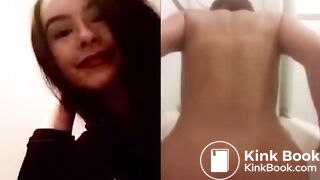 NICE & NAUGHTY SCAT SLUT SARAH! side by side