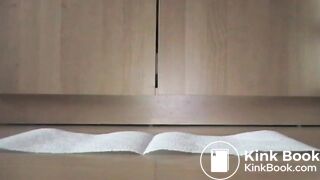 Big shiny poop on the floor